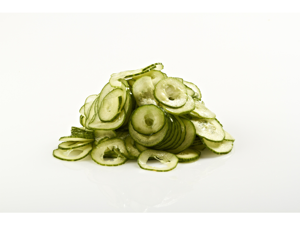 Agurker i skiver tynde 