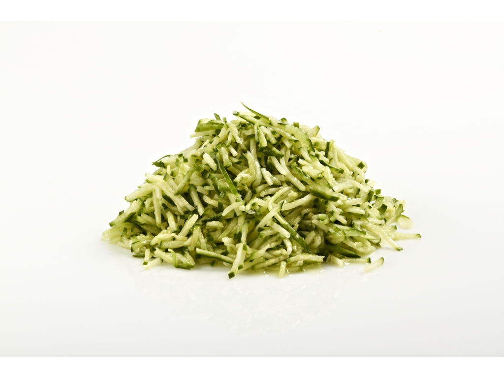 Agurker grov snittet 1 kg.