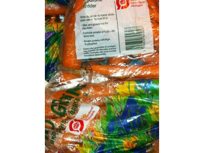 Gulerødder Øko. 1 kg.