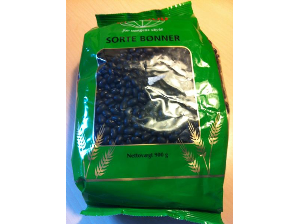 Sorte bønner - Sorte 900 gr.