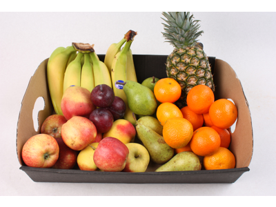 Frugt kasse nr. 04 (40 stk. frugt og 1 ananas)