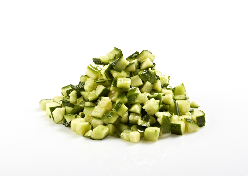 Agurker i tern 1 kg. 18*18*18