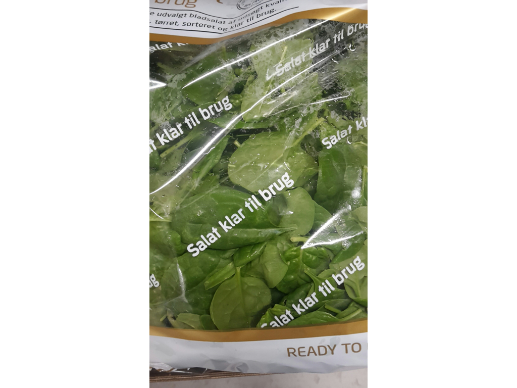 Babyspinat 1 kg.