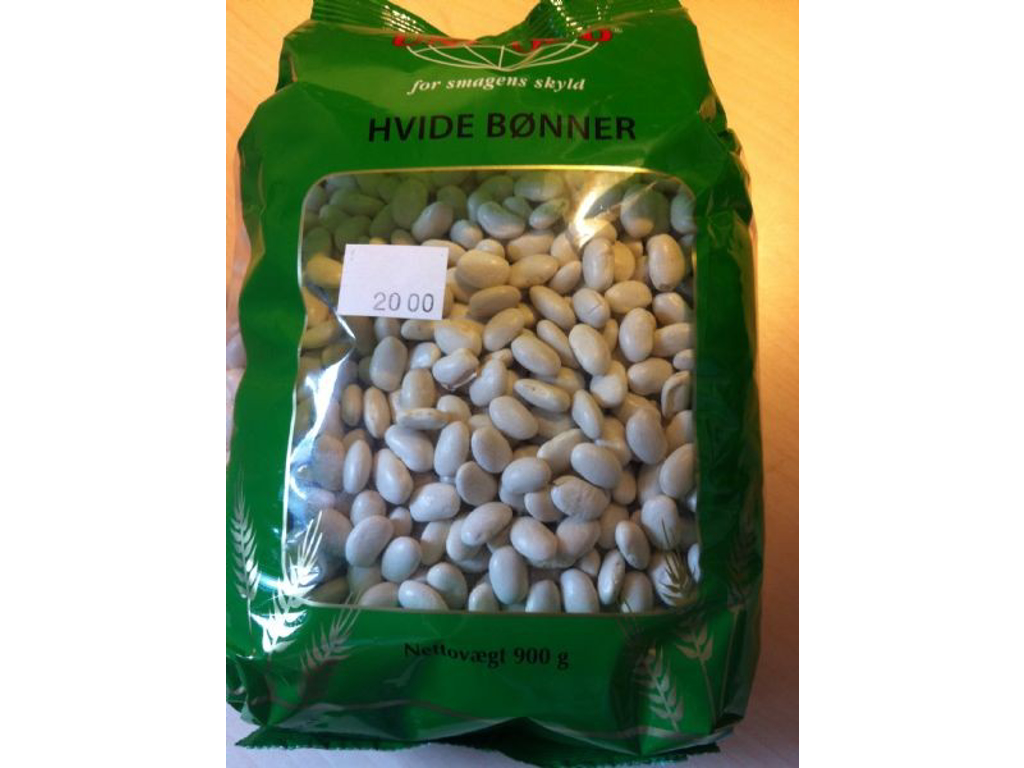 Hvide bønner  - 900 gr.