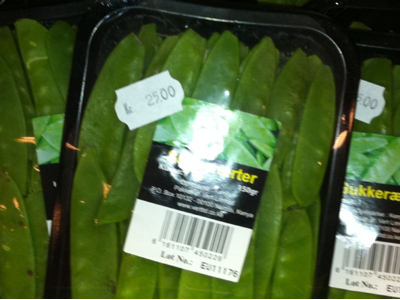 Sukkerærter - Pr. bakke 500 gr.