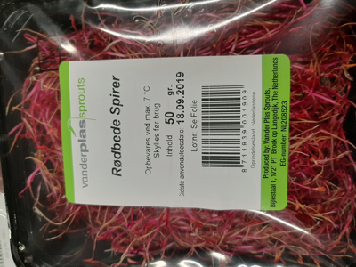 Spirer Rødbede 50g.