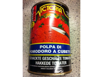 Hakkede tomater - 400 g.