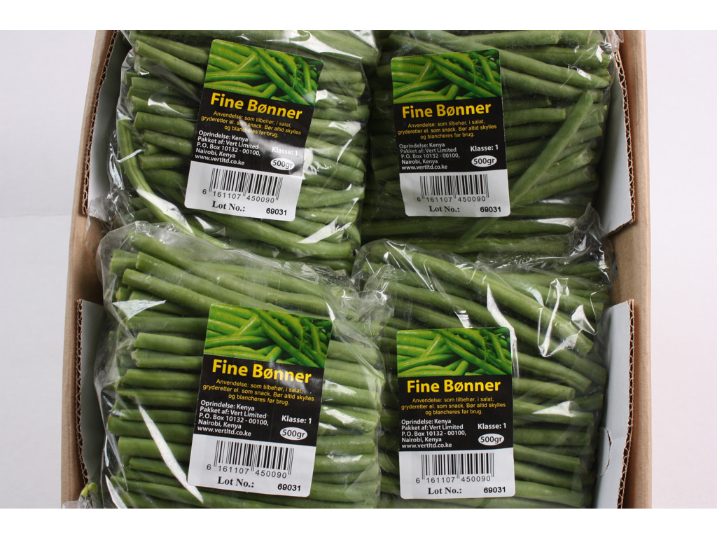 Bønner Haricovert ks. 4* 500 gr.