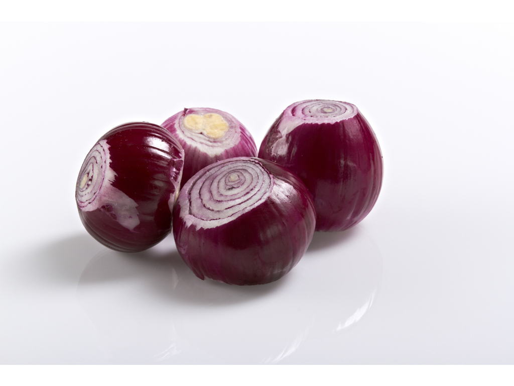 Rødløg hele skrællede 5 kg., bestilles kl.10.30 dagen før lev. Mandags lev. bestil fre. før kl.14