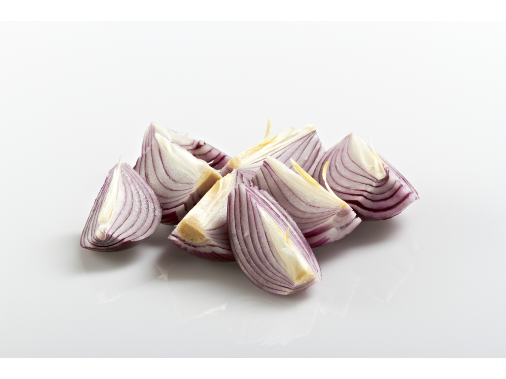 Rødløg kvarte 3 kg.